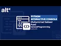 Lecture 2 1 Python Interactive Console Programming