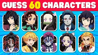 GUESS 60 DEMON SLAYER CHARACTERS Super Easy - Impossible Kimetsu no Yaiba Season 4 Quiz
