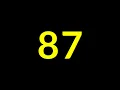 87 Seconds Countdown Timer With Sound Effect