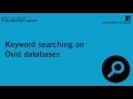 Ovid SP Keyword searching