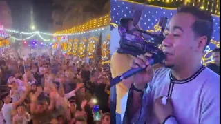 الفنان محمد الأسمر راكب العربية وعيون حبيبى لية غزال الصعيد عامل عظمة 