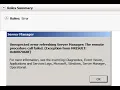 Sever 2008R2 Unexpected error refreshing Server Manager-errors 0x800706BE
