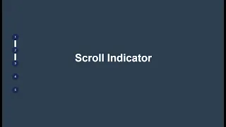Create a page scroll progress indicator using html css jquery in hindi