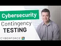 Contingency Plan Testing Preparing for the Unexpected