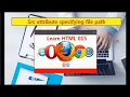 src attribute specifying file path Learn html 015