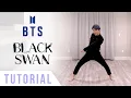 Download Lagu BTS - 'Black Swan' Dance Tutorial (Explanation + Mirrored) | Ellen and Brian