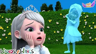 Princesses in the Maze 👑🧊| Blossom Turns to Ice! + Yoga Day | Kids Song | Wands And Wings
