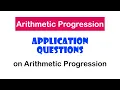Application of Arithmetic Progression AP - Sequence and Series SHS 2 CORE MATH