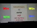 Sweepstakes to Enter v 27 Win Cash Win Prizes