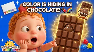 The Colors Ran Away! 🎨 |Learn Colors Song | Toddler Songs& Preschool Learning | TinyTuneWorld