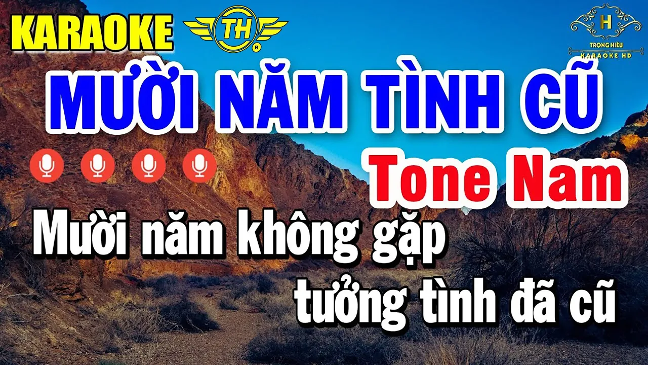 Mười Năm Tình Cũ Karaoke Tone Nam ( Am ) Nhạc Sống Chất Lượng Cao | Trọng Hiếu