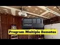 How to program multiple remotes to your garage door opener