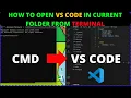 How to Open VS Code in Current Folder using Command Prompt 3 different ways to open vs code