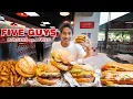 FIVE GUYS 100 Menu Challenge Five Guys Singapore Mukbang