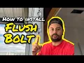 US Aluminum Commercial Storefront Door Flush Bolt Assembly, Aluminum Finish - Video 5 of 2