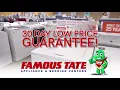 Famous Tate Appliance Shopping