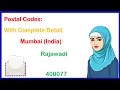 Postal Code of Rajawadi with complete detail list of Mumbai city India Zip Codes