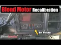 HVAC Blend Motor Actuator Recalibration Procedure for GM Trucks SUVS AnthonyJ350