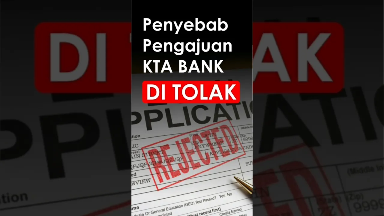 Reasons why bank KTA applications are rejected part 1