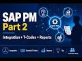SAP Plant Maintenance PM Part 2 Integration T-Codes Reports Best Practices Interview Q A