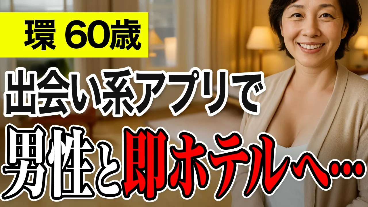 Outline Video 【高齢者の夜の事情】若い頃から相手に事欠かなかった私が、マッチングアプリを使ってみたら…(環 60歳)