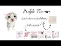 How to create aesthetic profile themes 2025 updated MAC tutorial Roblox