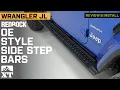 Jeep Wrangler JL RedRock Heavy Duty Steel OE Style Side Step Bars Review Install