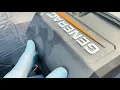 Generac 11k generator oil change air filter replacement and battery check