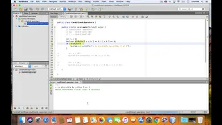 Conditional Operators in Java