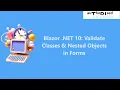 Blazor NET 10 Validate classes nested objects in forms