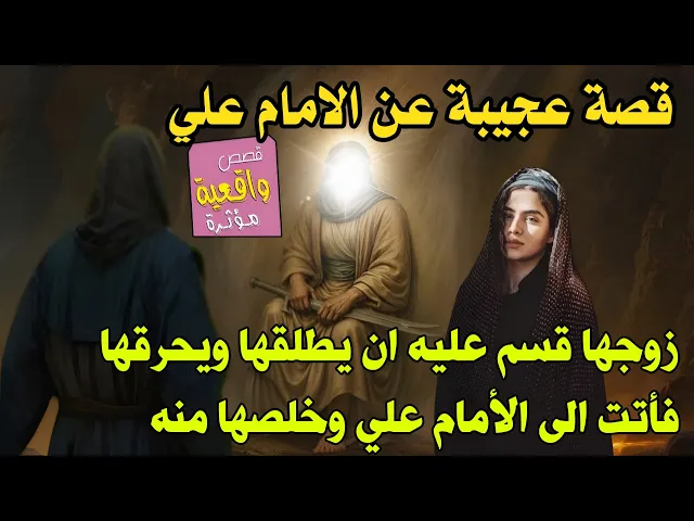 ⁣قصة المرأة الذي اتت الى الامام علي وقالت زوجي قسم عليه بالطلاق والحرق ذهب الامام للرجل وسحب سيفه ثم؟