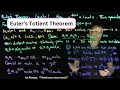 Euler s Totient Function Theorem