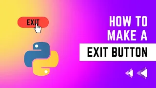 How to close the GUI using Button in Tkinter Exit button Python Code with Dawood