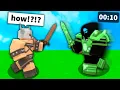 I disguised my avatar with ARMOR in Roblox Bedwars