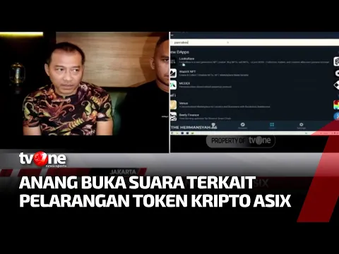 BAPPEBTI Melarang Perdagangan Token Kripto ASIX Milik Anang Hermansyah