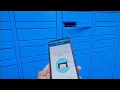 How to open Amazon locker using phone only