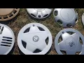 All of my rare 13 inch wheel trims hubcaps