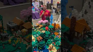 Huge LEGO Minecraft World by @CheeseyStudios #lego #minecraft