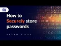Password Encrypt and Decrypt Hashing and De-hashing using PHP