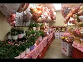 Awesome display of Valentines Day flowers at Kroger store