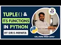 Tuple in python by idris mibweb Python Tutorials SkillBout
