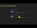 CSS Input Field Text and Gradient Border Animation Effects Using HTML CSS