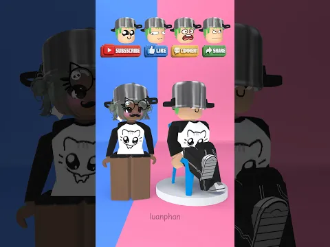 (18) Which face is correct? #roblox #Shorts #luanphan