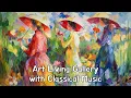 TV Wall Art Slideshow with Music Artistic Serenade Impressionist Visions Melodic Harmonies