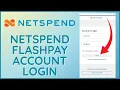 How To Login Netspend Flashpay Account 2024