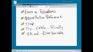 Exception and Error Handling in PowerShell