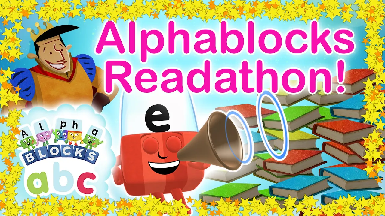 📚 Alphablocks Readathon for #ReadingMonth ! 📚 | Learn to Read | Phonics