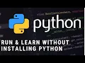 Run python program without installing python software