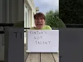 TIKTOKS GOT TALENT #shorts