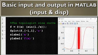 10 Basic input and output in MATLAB input and disp